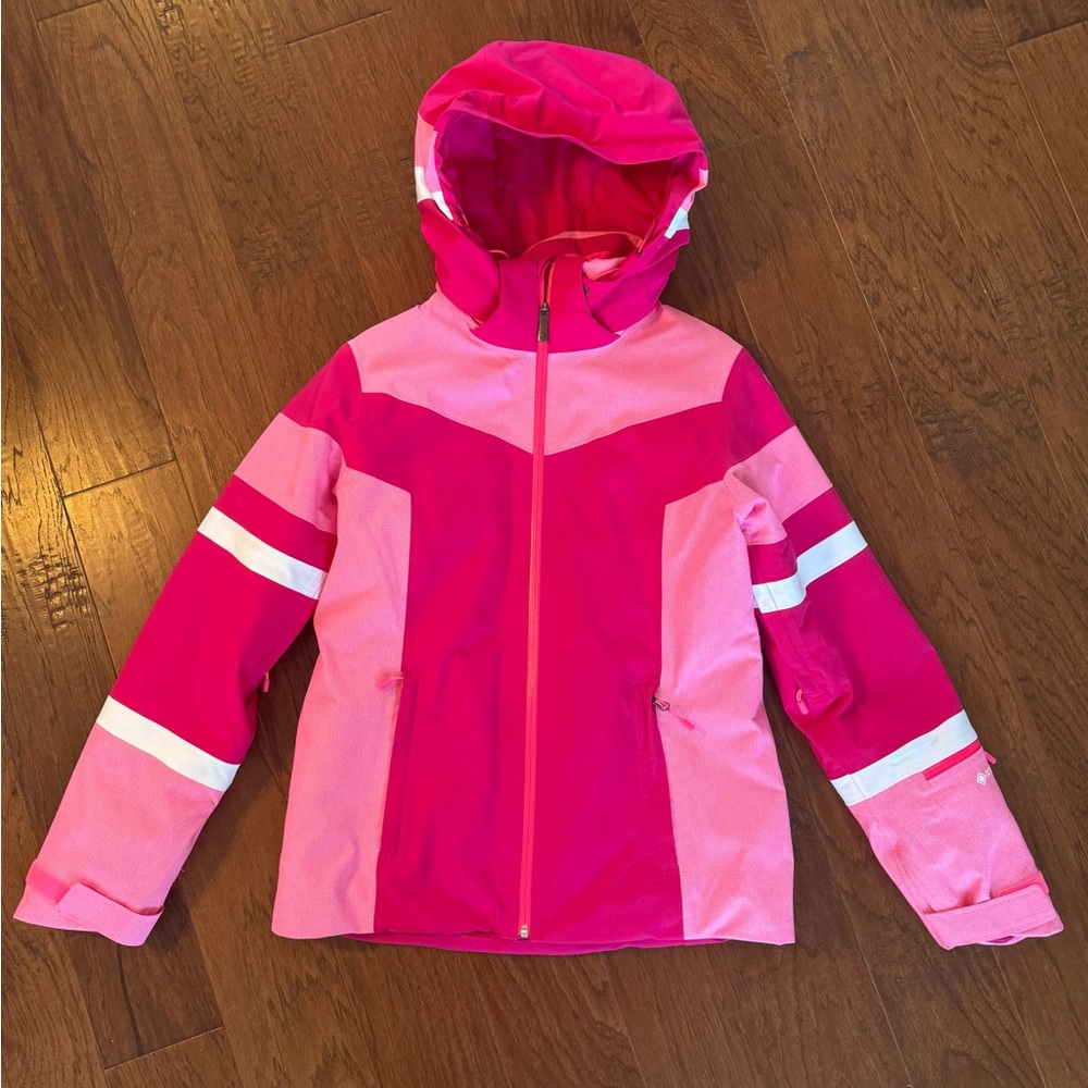 Spyder Pink Ski Jacket with White Logo